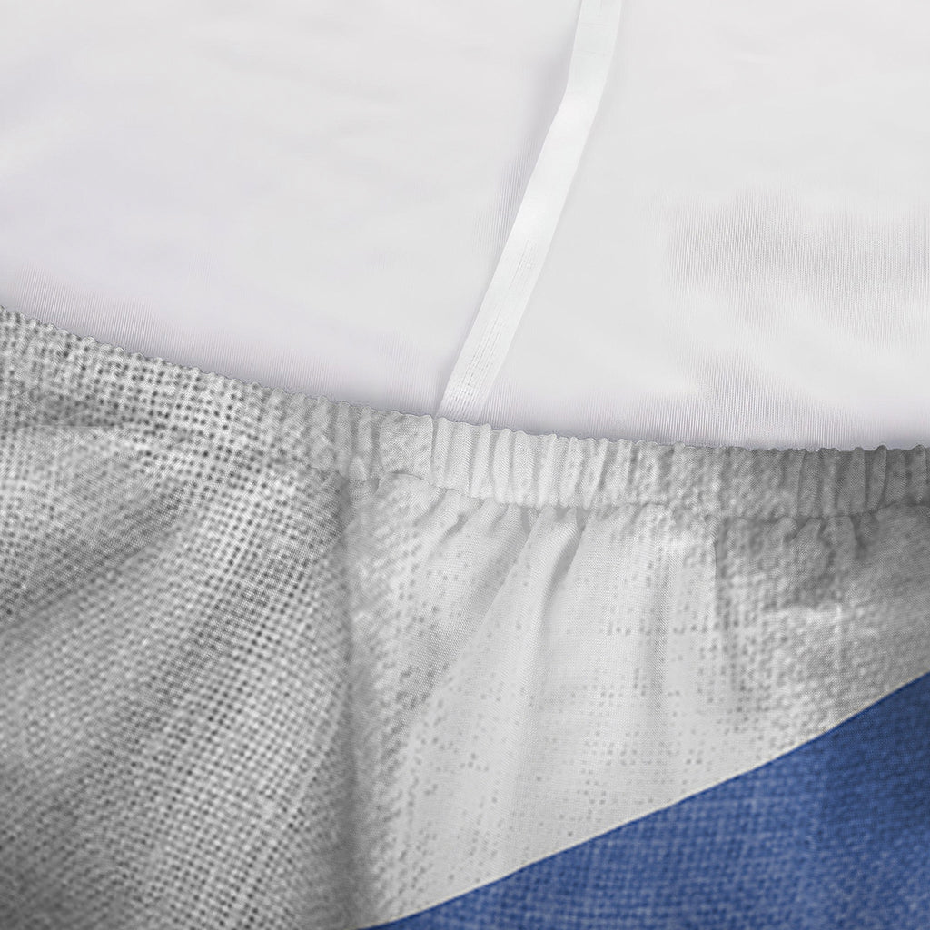 Wrinkled Puerto Rican Flag Print Sofa Cover