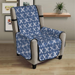 X Cross Denim Jeans Pattern Print Armchair Protector