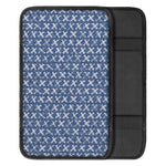 X Cross Denim Jeans Pattern Print Car Center Console Cover