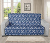 X Cross Denim Jeans Pattern Print Futon Protector