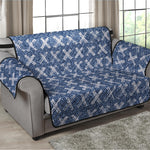 X Cross Denim Jeans Pattern Print Loveseat Protector