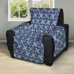 X Cross Denim Jeans Pattern Print Recliner Protector