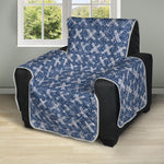 X Cross Denim Jeans Pattern Print Recliner Protector