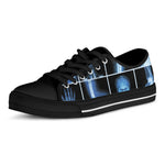 X-Ray Film Radiology Print Black Low Top Shoes