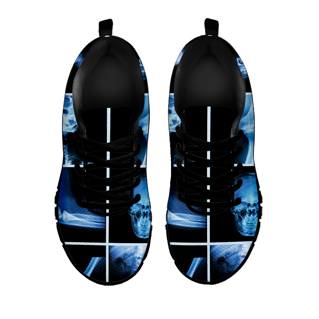 X-Ray Film Radiology Print Black Sneakers
