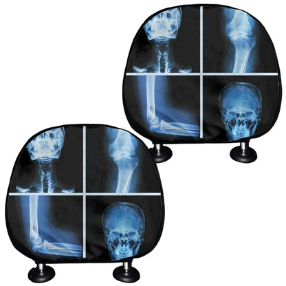 X-Ray Film Radiology Print Car Headrest Covers