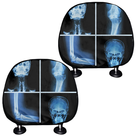 X-Ray Film Radiology Print Car Headrest Covers