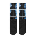 X-Ray Film Radiology Print Crew Socks