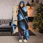 X-Ray Film Radiology Print Hooded Blanket