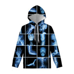 X-Ray Film Radiology Print Pullover Hoodie