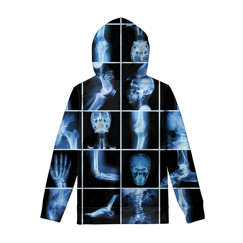 X-Ray Film Radiology Print Pullover Hoodie