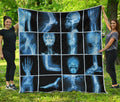 X-Ray Film Radiology Print Quilt