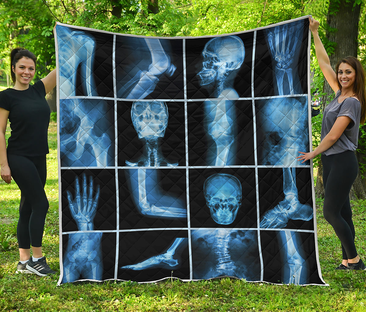 X-Ray Film Radiology Print Quilt