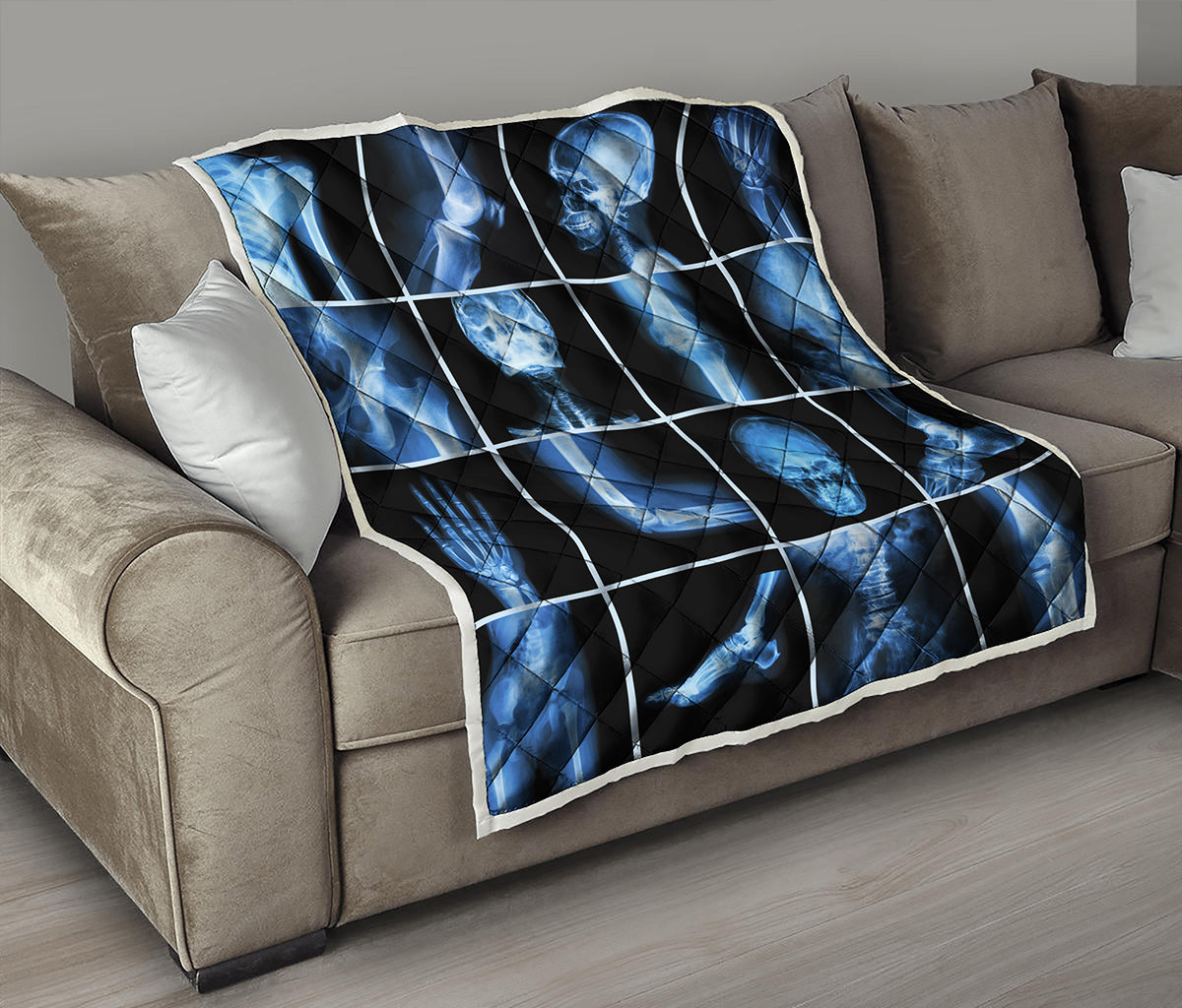 X-Ray Film Radiology Print Quilt