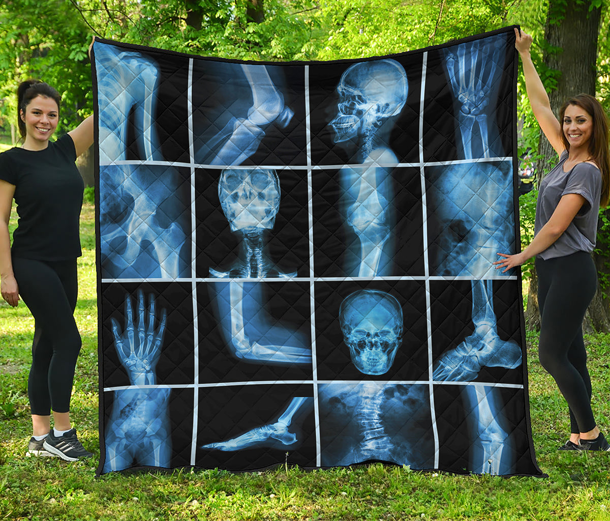 X-Ray Film Radiology Print Quilt