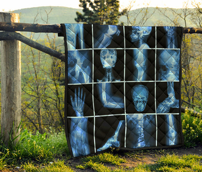 X-Ray Film Radiology Print Quilt