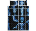 X-Ray Film Radiology Print Quilt Bed Set