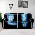 X-Ray Film Radiology Print Sofa Cover