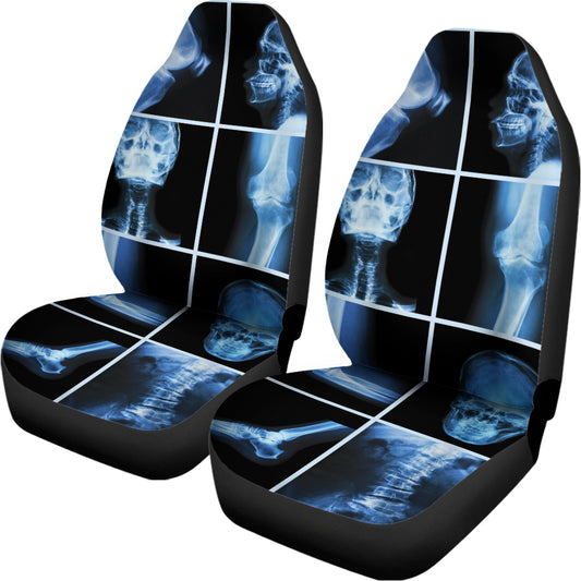 X-Ray Film Radiology Print Universal Fit Car Seat Covers