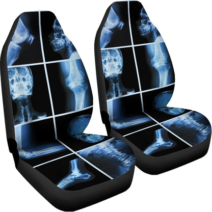 X-Ray Film Radiology Print Universal Fit Car Seat Covers