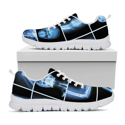 X-Ray Film Radiology Print White Sneakers