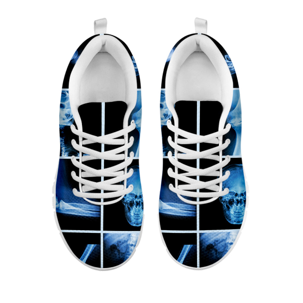 X-Ray Film Radiology Print White Sneakers