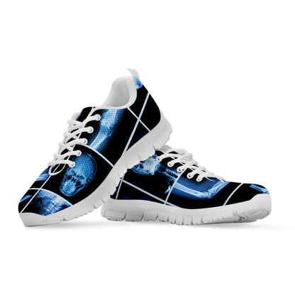 X-Ray Film Radiology Print White Sneakers