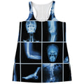 X-Ray Film Radiology Print Women's Racerback Tank Top