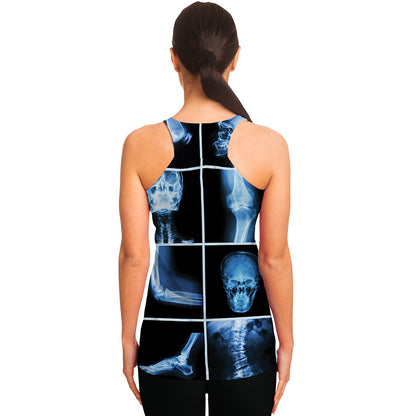 X-Ray Film Radiology Print Women's Racerback Tank Top