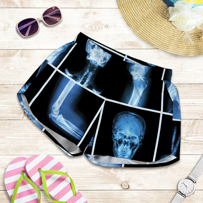 X-Ray Film Radiology Print Women's Shorts
