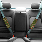 Xmas Candy Cane Pattern Print Car Seat Belt Covers