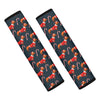 Xmas Dachshund Pattern Print Car Seat Belt Covers