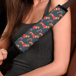 Xmas Dachshund Pattern Print Car Seat Belt Covers