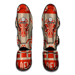 Xmas Deer Knitted Print Muay Thai Shin Guard