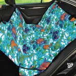 Xmas Dinosaur Pattern Print Pet Car Back Seat Cover