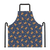 Xmas Gingerbread Man Pattern Print Apron