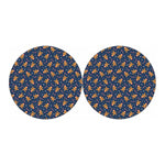 Xmas Gingerbread Man Pattern Print Car Coasters
