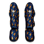 Xmas Gingerbread Man Pattern Print Muay Thai Shin Guard
