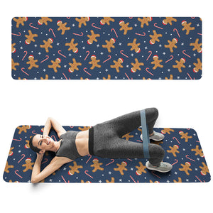 Cute Gingerbread Man Pattern Print Yoga Mat – GearFrost