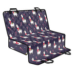 Xmas Llama Pattern Print Pet Car Back Seat Cover