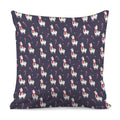 Xmas Llama Pattern Print Pillow Cover