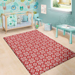 Xmas Nordic Knitted Pattern Print Area Rug