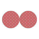 Xmas Nordic Knitted Pattern Print Car Coasters