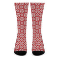Xmas Nordic Knitted Pattern Print Crew Socks