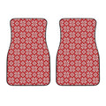 Xmas Nordic Knitted Pattern Print Front Car Floor Mats