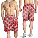 Xmas Nordic Knitted Pattern Print Men's Shorts