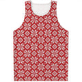 Xmas Nordic Knitted Pattern Print Men's Tank Top