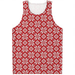 Xmas Nordic Knitted Pattern Print Men's Tank Top