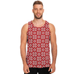 Xmas Nordic Knitted Pattern Print Men's Tank Top