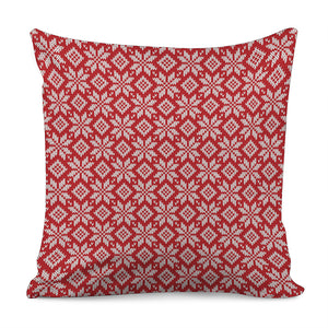 Xmas Nordic Knitted Pattern Print Pillow Cover